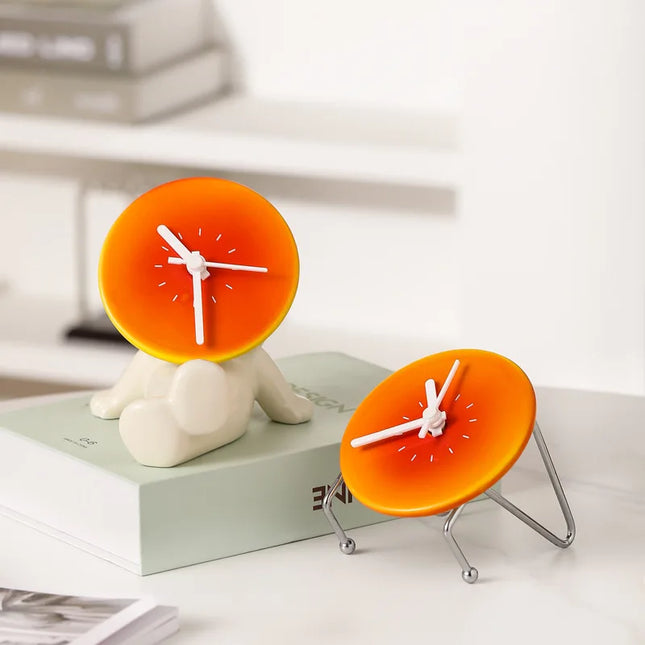 Lazy Man Time Creative Desktop Clock