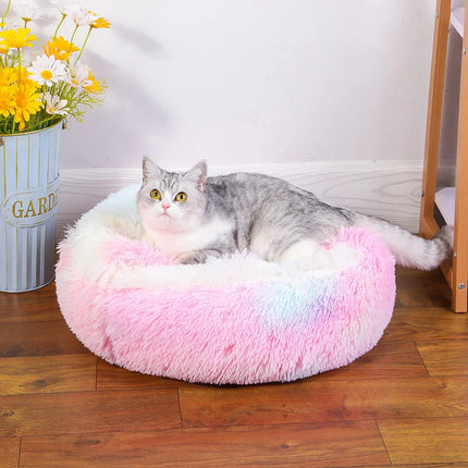 Snuggle Nest Plush Covered Pet Bed