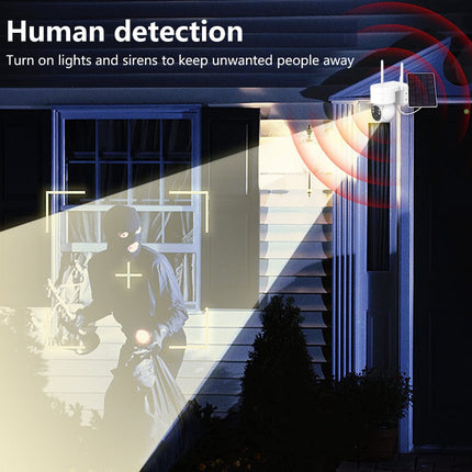 Outdoor WiFi Solar-Powered Security IP Camera