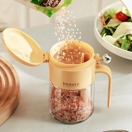 Moisture Block Glass Seasoning Jar