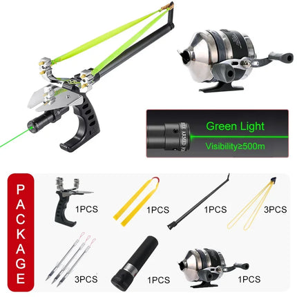 Long-Range Telescopic Fishing Laser Slingshot