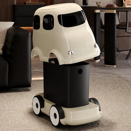 Cartoon Car Kids Ride-On Trash Bin