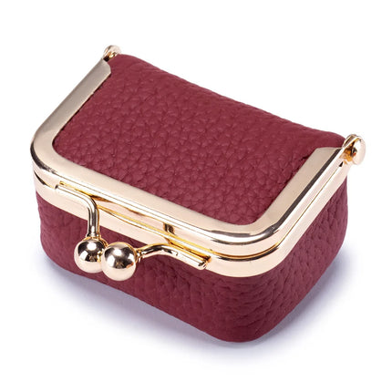 Mini Retro Leather Travel Jewelry Storage Bag