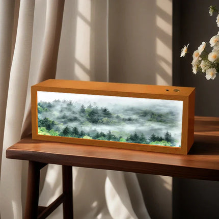 Nordic Healing Backlit Landscape Art Frame Light Box