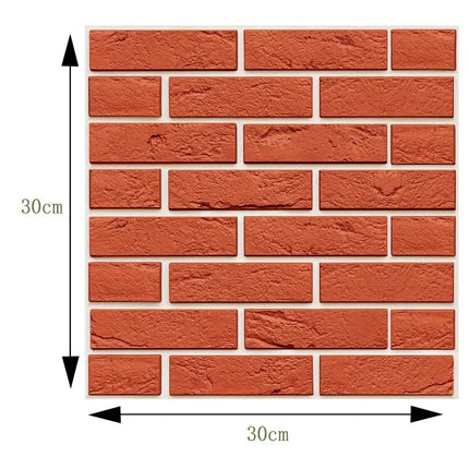 3D Wall Brick Pattern Decal