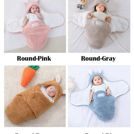 Bunny Bundle Baby Wrap Sleeping Bag