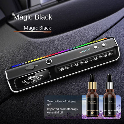 Aromatherapy Rhythm Car Parking Sign Decor