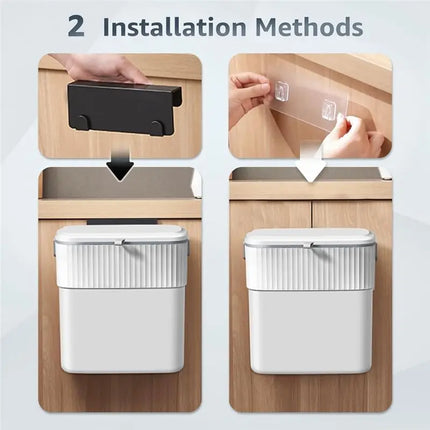 Hands-Free Self Sealing Smart Trash Can