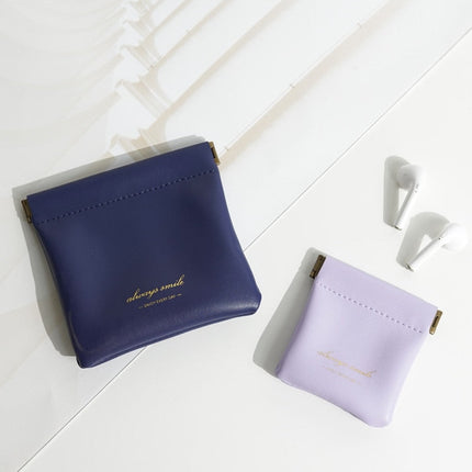 Waterproof Mini Leather Makeup Bag