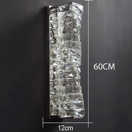 Icefall Crystal American Wall Lamp