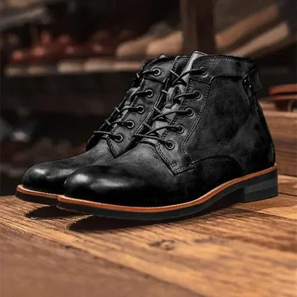 Round Toe Casual Ankle Vintage Men Boots