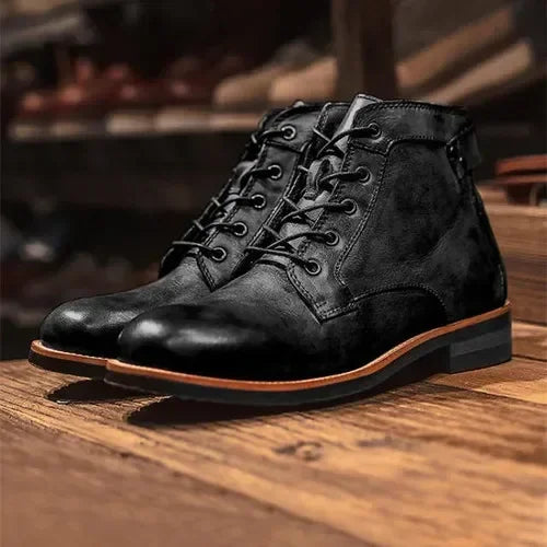 Round Toe Casual Ankle Vintage Men Boots
