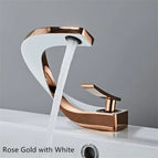rose gold white