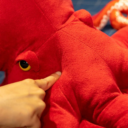 Red Octopus Plush Stuffed Toy