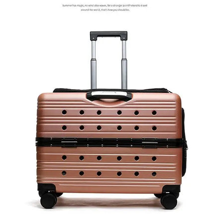 Travel-Friendly Hop Nest Pet Carrier Suitcase