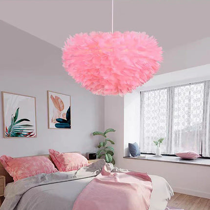 Cloud Like Realistic Feather Chandelier