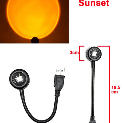 Mini USB Sunset Night Lamp