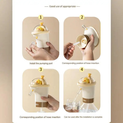 Cute Animals Quick Dispensing Automatic Drink Dispenser