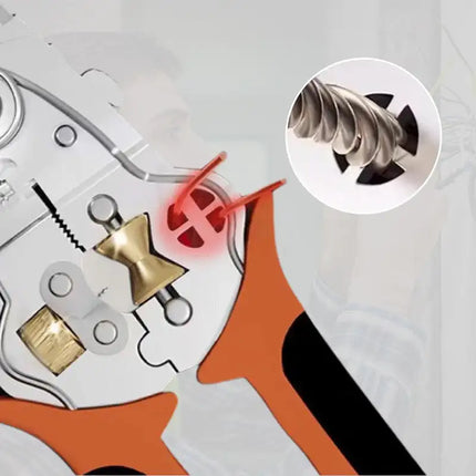 Heavy-Duty 10in1 Wire Cutter Stripping Pliers