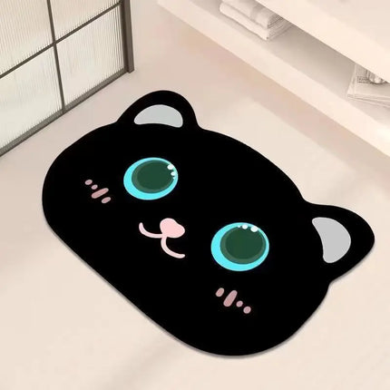 Cute Animals Quick-Dry Bathroom Mat