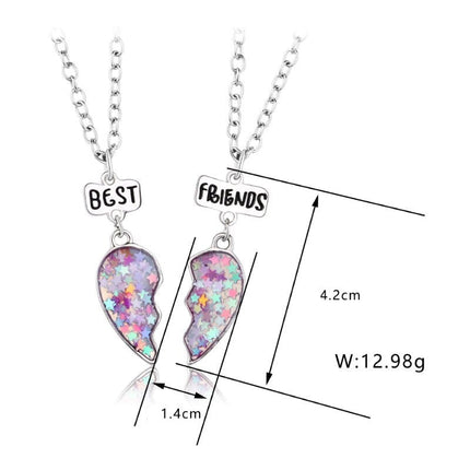 Magnetic Lovely Couples Pendant Necklace