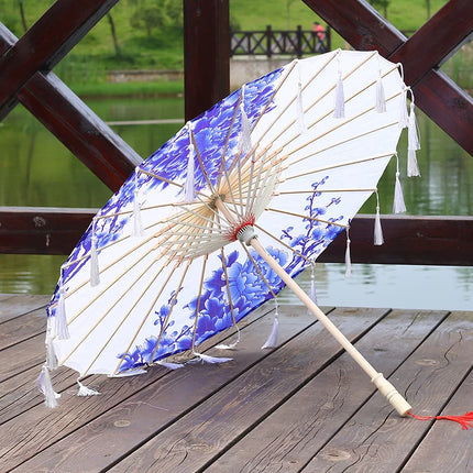Bamboo Handmade Vintage Paper Umbrella