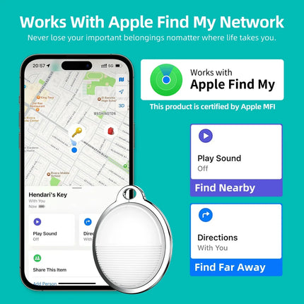 Smart Tracker Bluetooth Tag Key GPS Locator