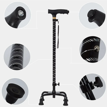 Four-Legged Anti-Slip Walking Stick