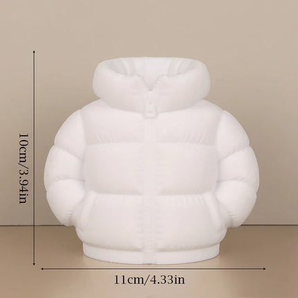 Mini Puffer Jacket Pen Holder