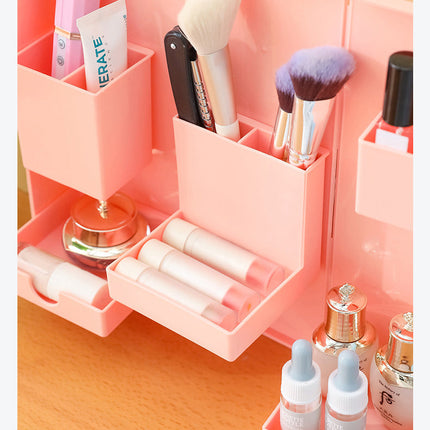 Foldable Stationary Makeup Storage Box