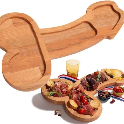 Funny Adult-Themed Multi-Compartment Serving Board