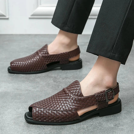 Italian Craft Handmade Solid Leather Sandals