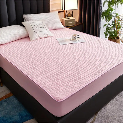Waterproof Ultra-Soft Fitted Latex Mattress Pad Cover