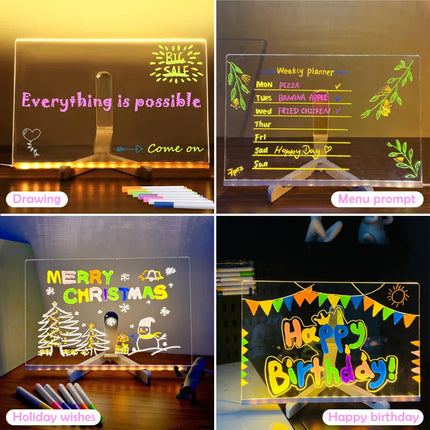 Bright Story Neon Sketch Drawing Board