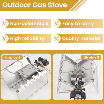 Wild Burner Foldable High-Power Camping Gas Stove