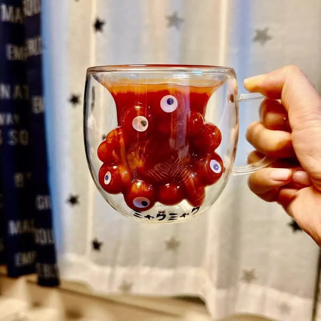 Crazy Eyes Monster Glass Mug