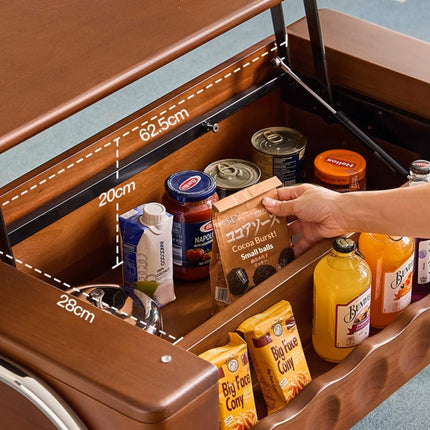 TopFlip Hidden Storage Lift Top Coffee Table