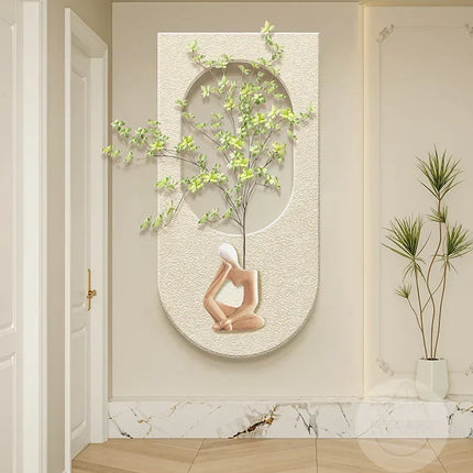 Three-dimensional Green Plant Green Plant Wall Art