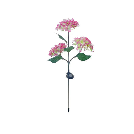 Soft Pink Glow Solar LED Flower Garden Light