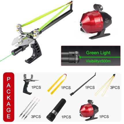 Long-Range Telescopic Fishing Laser Slingshot