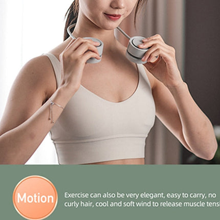 Retractable Aroma Therapy Bladeless Neck Fan