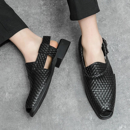 Italian Craft Handmade Solid Leather Sandals