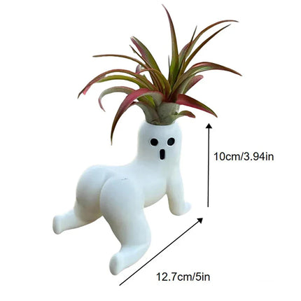 Teasing Ghost Plant Mini Vase