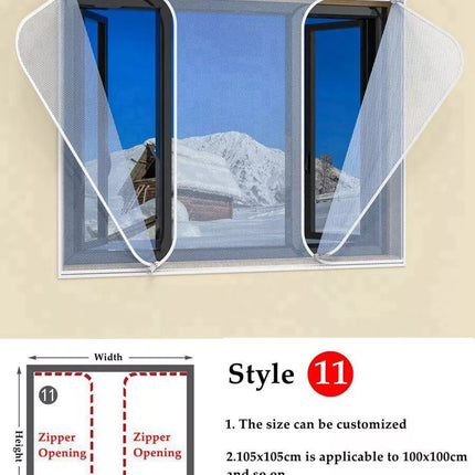 Winter Wrap Double Layer Windproof Self-Adhesive Zipper Film