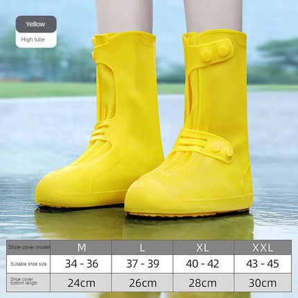 Dry Shield Reusable Non-Slip Silicone Waterproof Shoe Covers