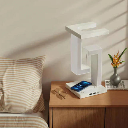 Levitating Glow Wireless Charging Lamp