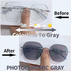 Silver-colorless / 0 Plain Glasses