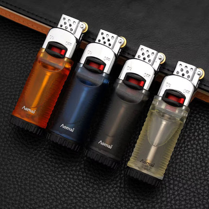 Crystal Ignite Pivot-Flame Pocket Lighter
