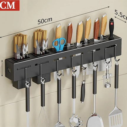 Modern Wall-Mounted Kitchen Organizer Tool Station