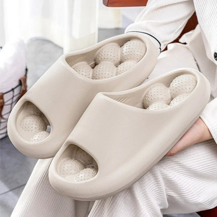 Bubble Arch Thick Sole Massaging Summer Slippers